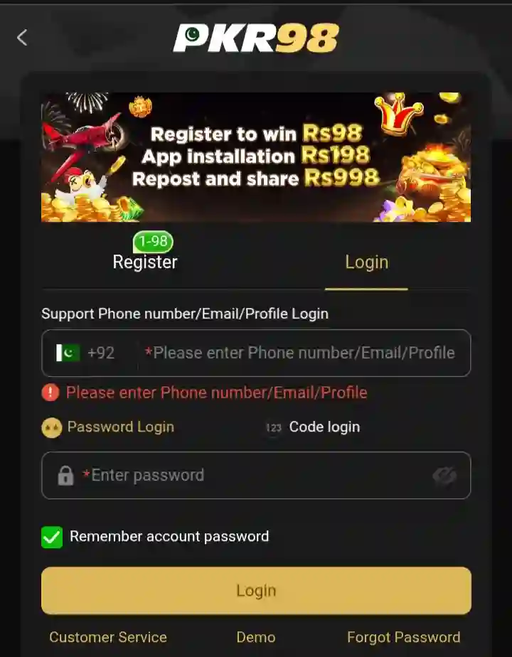 pkr98 game