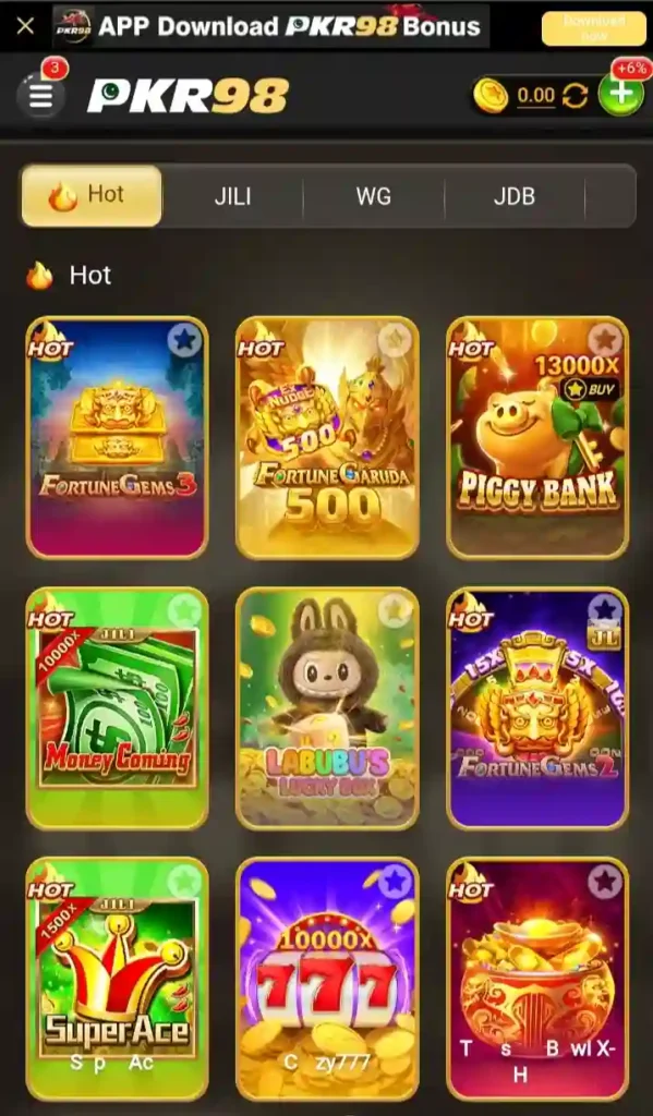 pkr98 game
