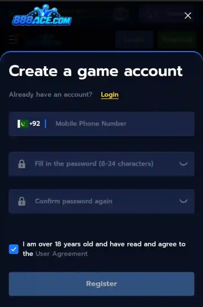 888ace game